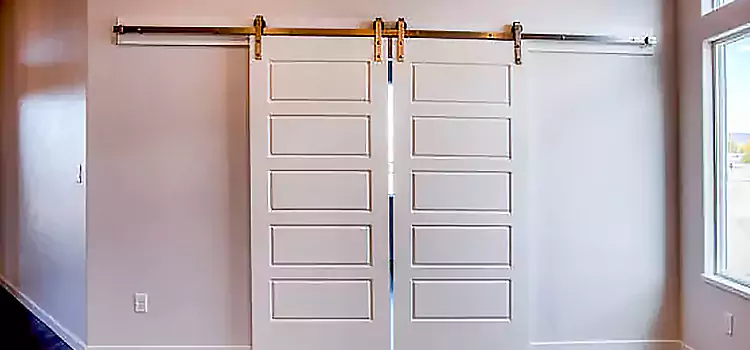 Glass Barn Door with Installation Hardware Kit Immokalee